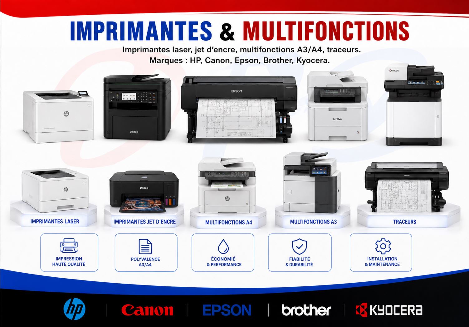 Imprimantes & multifonctions